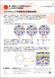 電子状態計算ソフトPDF資料｜ワイドギャップ半導体中の欠陥準位解析