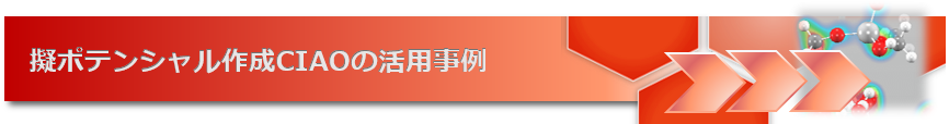 擬ポテンシャル作成CIAOによる活用事例のご紹介